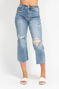 Destroy Crop Wide Leg Judy Blue 👖