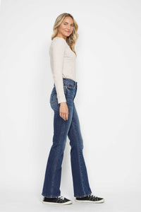 Loving Them Long Tummy Control Embroidered Judy Blue Bootcut Long Inseam ✨(Runs small, size up)