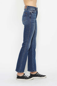 Loving Them Long Tummy Control Embroidered Judy Blue Bootcut Long Inseam ✨(Runs small, size up)