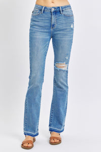 Destroy and Release Hem Bootcut Judy Blue