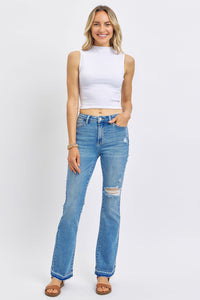 Destroy and Release Hem Bootcut Judy Blue