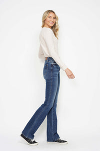 Loving Them Long Tummy Control Embroidered Judy Blue Bootcut Long Inseam ✨(Runs small, size up)