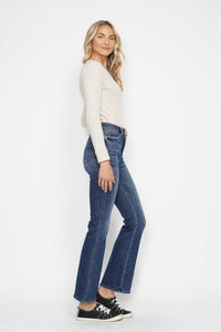 Loving Them Long Tummy Control Embroidered Judy Blue Bootcut Long Inseam ✨(Runs small, size up)