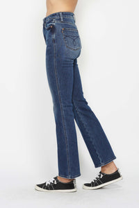 Loving Them Long Tummy Control Embroidered Judy Blue Bootcut Long Inseam ✨(Runs small, size up)