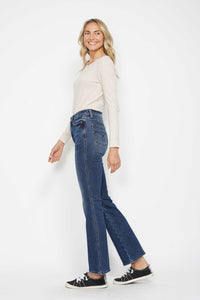 Loving Them Long Tummy Control Embroidered Judy Blue Bootcut Long Inseam ✨(Runs small, size up)