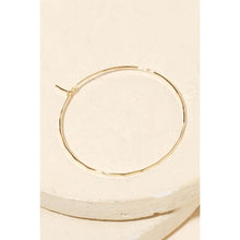 Load image into Gallery viewer, Thin Circle Hoop Earrings