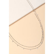 Load image into Gallery viewer, Dainty Layered Coin Choker Necklace