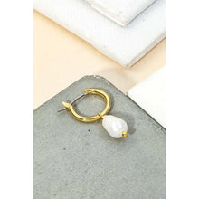 Load image into Gallery viewer, Mini Pearl Drop Huggie Earrings ✨