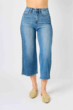 Load image into Gallery viewer, High Waisted Braided Judy Blue Crop