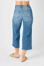 Load image into Gallery viewer, High Waisted Braided Judy Blue Crop