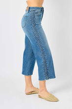 Load image into Gallery viewer, High Waisted Braided Judy Blue Crop