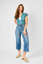 Load image into Gallery viewer, High Waisted Braided Judy Blue Crop