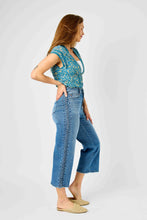 Load image into Gallery viewer, High Waisted Braided Judy Blue Crop