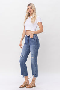 Destroyed Cropped Straight Judy Blue