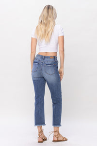 Destroyed Cropped Straight Judy Blue