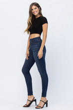 Load image into Gallery viewer, High Waist Patch Pocket Pull-On Skinny Judy Blue