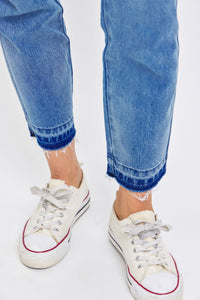 Midrise Rigid Magic Release Hem Boyfriend Judy Blue