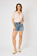 Load image into Gallery viewer, High Waist Button Fly Destroy Hi-Lo Hem Shorts Judy Blue ✨