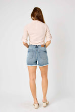 Load image into Gallery viewer, High Waist Button Fly Destroy Hi-Lo Hem Shorts Judy Blue ✨