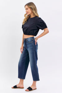 Midrise Tummy Control Judy Blue Crop 👖