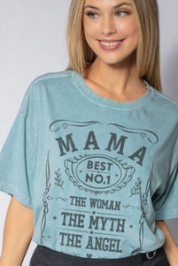 Mama Myth Tee (Blue)