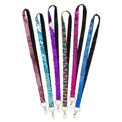 Flip Sequin Lanyard